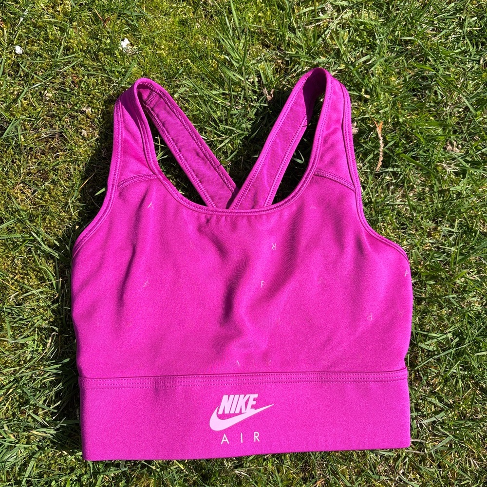Nike Hot Pink Racerback Sports Bra - Nike Air